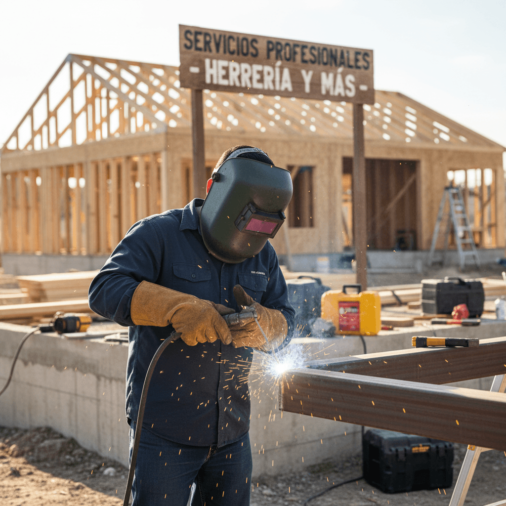 Balthazar Melman, owner of The Handyman Can, in a work shirt