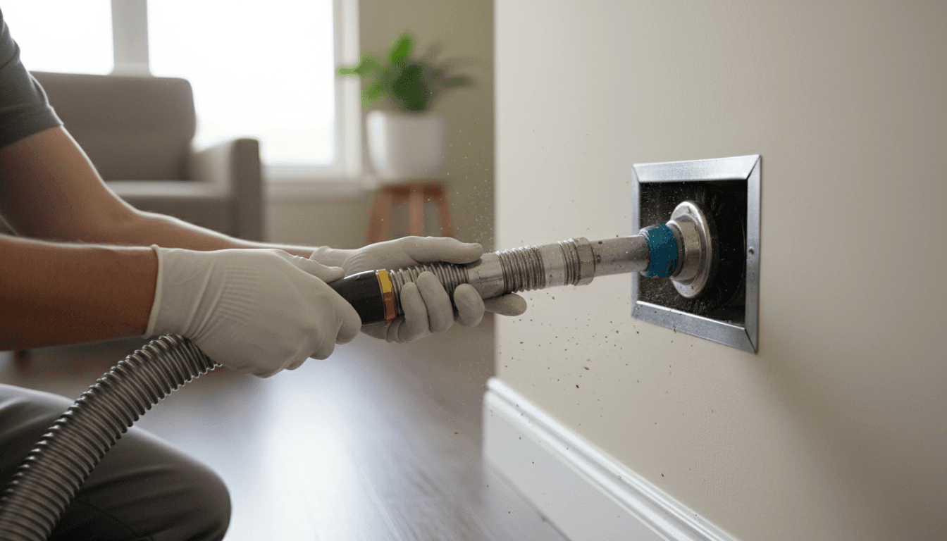 HVAC vent cleaning and maintenance